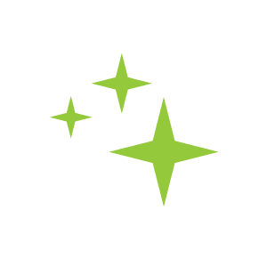 Green stars icon