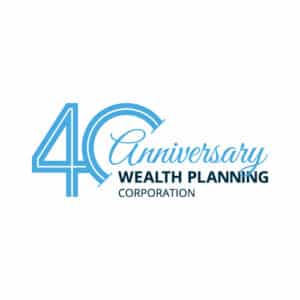 Wealth Planning Corporation in Cincinnati 40th Anniversary logo